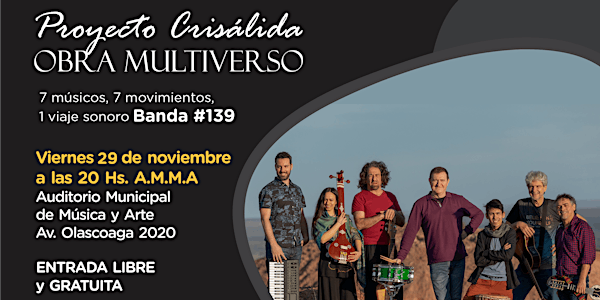 "Proyecto Crisálida: Multiverso" cierra el año en "Capital Acústica"