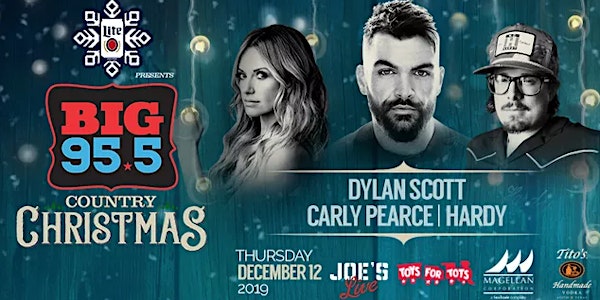 Country Christmas Concert featuring Dylan Scott, Carly Pearce and Hardy