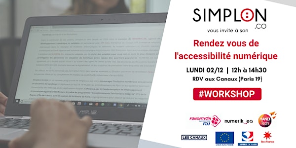 Le rendez vous de l'accessibilité numérique : déjeuner & workshop