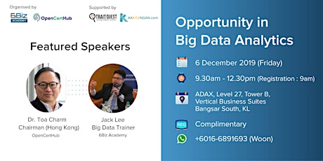 Opportunity in Big Data Analytics primary image