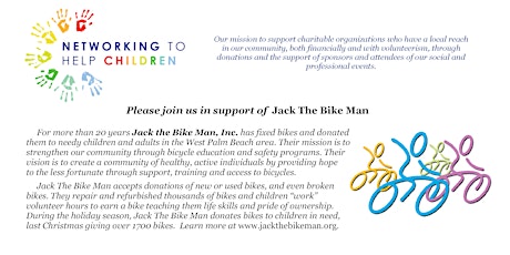 Networking To Help Children to benefit Jack The Bike Man