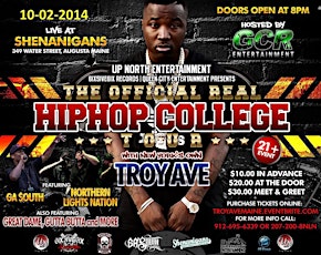 "TROY AVE" MONEY POWDER,RESPECT TOUR OCT 2ND IN AGUSTA MAINE primary image