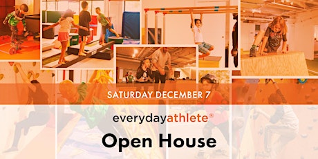 Dec 7, 2019 EA Open House | 2:30 - 4:00PM | 5-6 & 7+ yrs: Skateboarding, Climbing, Ninja primary image