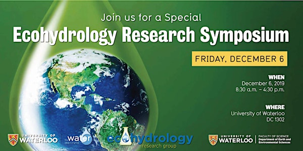 Ecohydrology Research Symposium - University of Waterloo