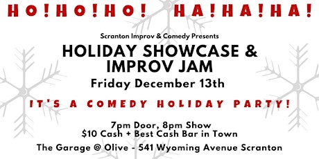 Holiday Comedy Showcase & Improv Jam! primary image