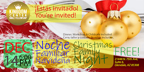 Noche Familiar Navideña | Christmas Family Night - DEC14 primary image