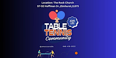 The Rock Church Ping Pong Fun For All primary image