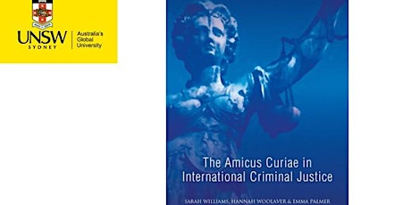 UNSW Law Book Forum 'The Amicus Curiae in International Criminal Justice’ primary image