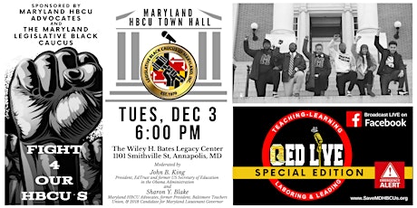 Maryland HBCU Town Hall primary image