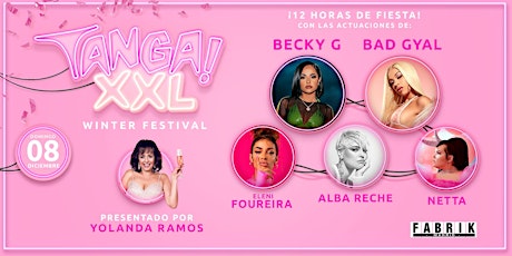 Imagen principal de TANGA! XXL con BECKY G, BAD GYAL y más