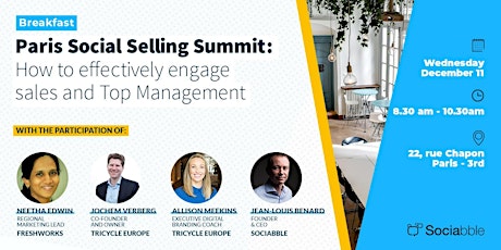 Image principale de Paris Social Selling Summit: How to engage sales and Top Management