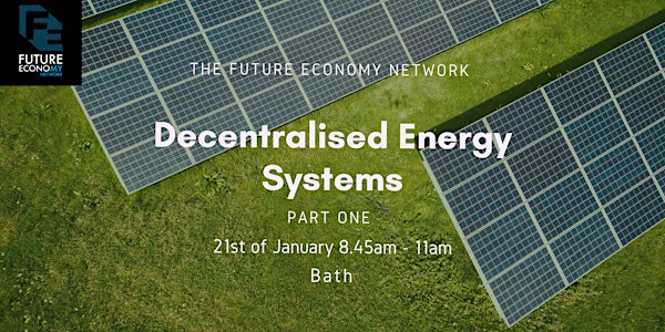 Decentralised Energy Systems Part 1: Bath