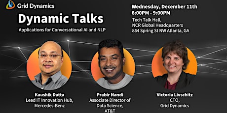 Dynamic Talks: Atlanta "Applications for Conversational AI and NLP" primary image