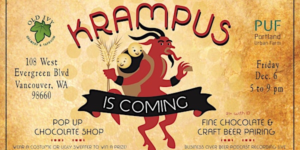 Krampus is Coming: Fine Chocolate & Beer Pairing