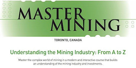 MASTERMINING: Understanding the Mining Industry From A to Z primary image