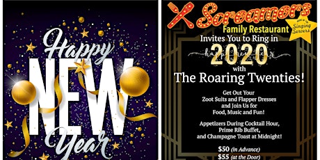 New Years Eve Party:   Ringing in 2020 with The Roaring Twenties! primary image