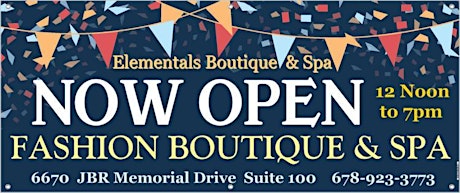 ELEMENTALS BOUTIQUE  &  SPA'S Grand Opening Events primary image