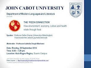 John Cabot University presents - The 'Pizza Connection' primary image