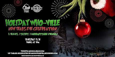 HOLIDAY WHO-VILLE NEW YEARS EVE CELEBRATION primary image