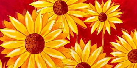 Paint, Wine & Nibble - Sunset Sunflowers primary image