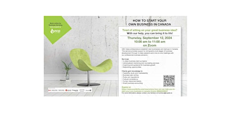 Image principale de NEWCOMERS - HOW WE CAN HELP YOU TO START YOUR OWN BUSINESS IN CANADA?