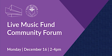 Live Music Fund Community Forum primary image