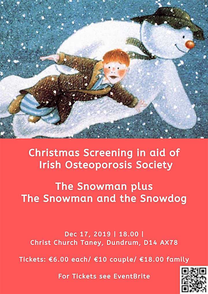 Festive Fundraiser : Screening of The Snowman + The Snowman and the Snowdog image