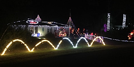 Christmas light display for toys for tots tickets
