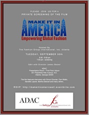 Make it in America- Empowering Global Fashion Private Screening primary image