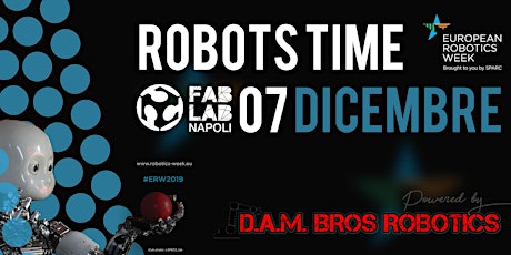 Immagine principale di Robots time| European Robotics Week 2019 