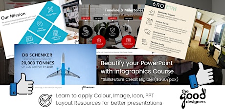 Beautify your Presentations with Infographics (SkillsFuture Eligible) primary image
