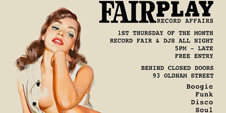 Fair Play - NQ Evening Record Fair & After Party primary image