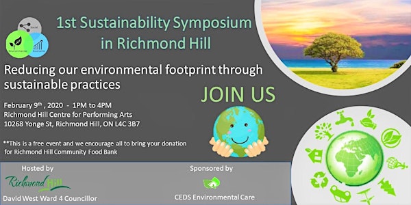 1st Sustainability Symposium in Richmond Hill