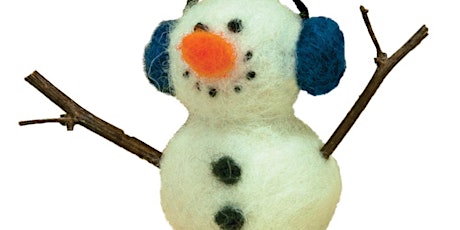 Needle-felting: Snowman primary image