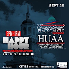 Howard University Alumni Association | Congressional Black Caucus Week Networking Reception & Happy Hour primary image
