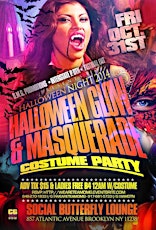 Friday October 31st "Halloween Glow & Masquerade Costume Party" & Ltd Adv Tickets $15 primary image