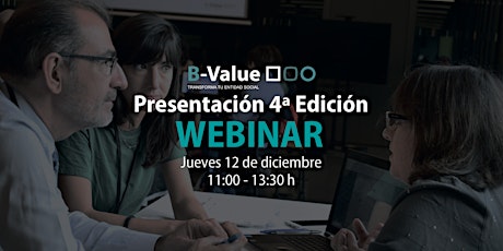Webinar Presentación 4ª Edición B-Value