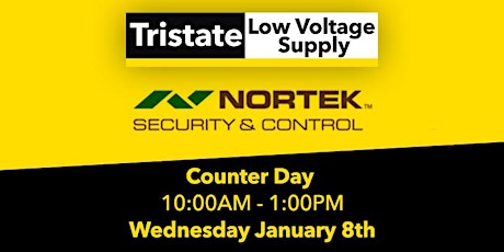 Primaire afbeelding van (BROOKLYN) Nortek Counter Day, Wednesday January 8th 2020