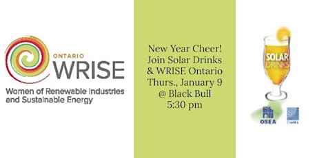 Imagen principal de WRISE Ontario & Solar Drinks New Year Cheer