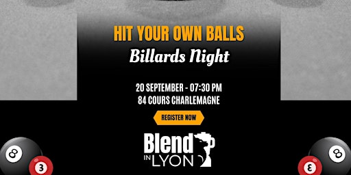 Image principale de Hit Your Own Balls (Billiards Night)