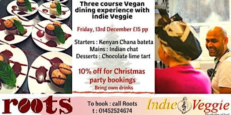 Vegan Christmas Meal at Roots, Gloucester primary image