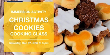 Imagem principal do evento Christmas Cookies- Culinária em inglês