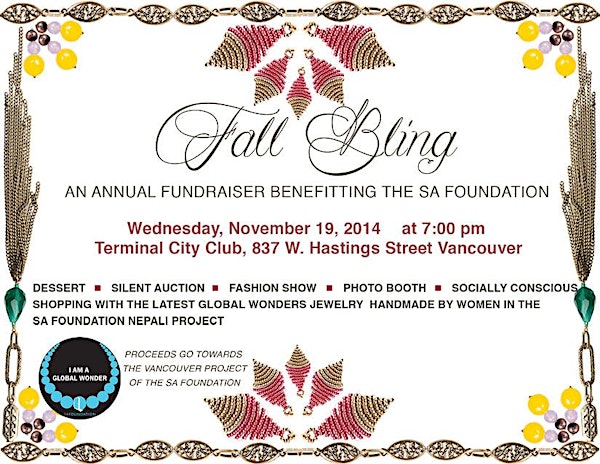 SA Foundation Fall Bling Fundraiser - This Event is SOLD OUT