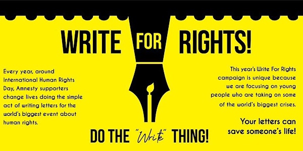 Write for Rights Sacramento