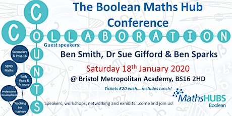Boolean Maths Hub #CollaborationCounts Conference 2020 primary image