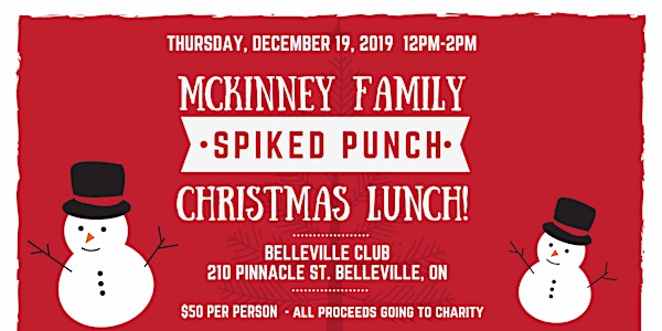 McKinney Family Xmas Spiked Punch Lunch