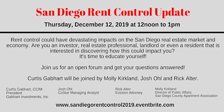 San Diego Rent Control Update  primary image
