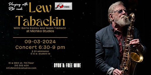 Image principale de Lew Tabackin ! LIVE@ Michiko Studios