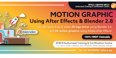 AUTHORISED TRAINING: MOTION GRAPHICS using Adobe After Effects & Blender 2.8