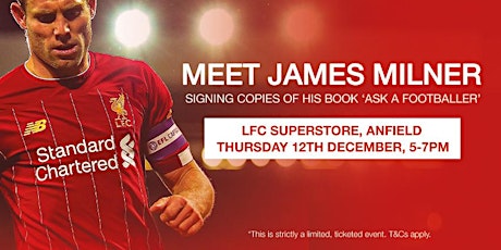 James Milner - 'Ask a Footballer' Book Signing primary image